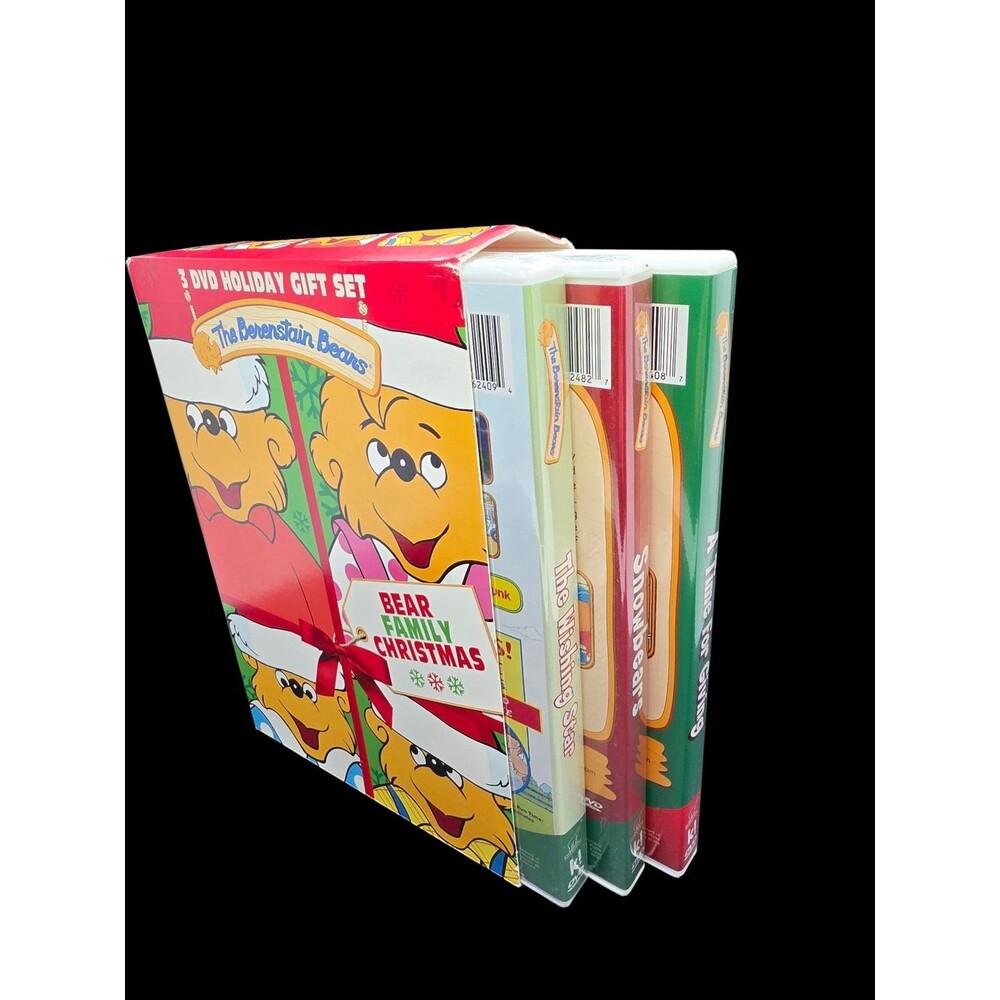 The Berenstain Bears Bear Family Christmas (3 DVD Set) 2 Are Sealed Snowbears+++